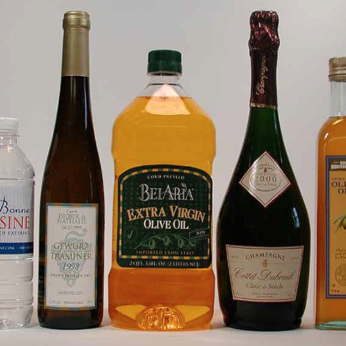 Bottle labels samples